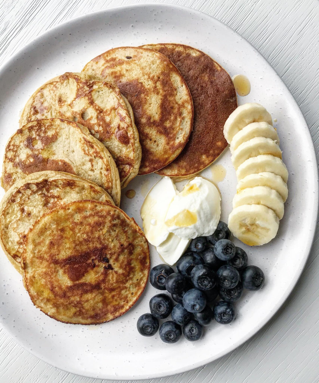Banana Protein Pancakes