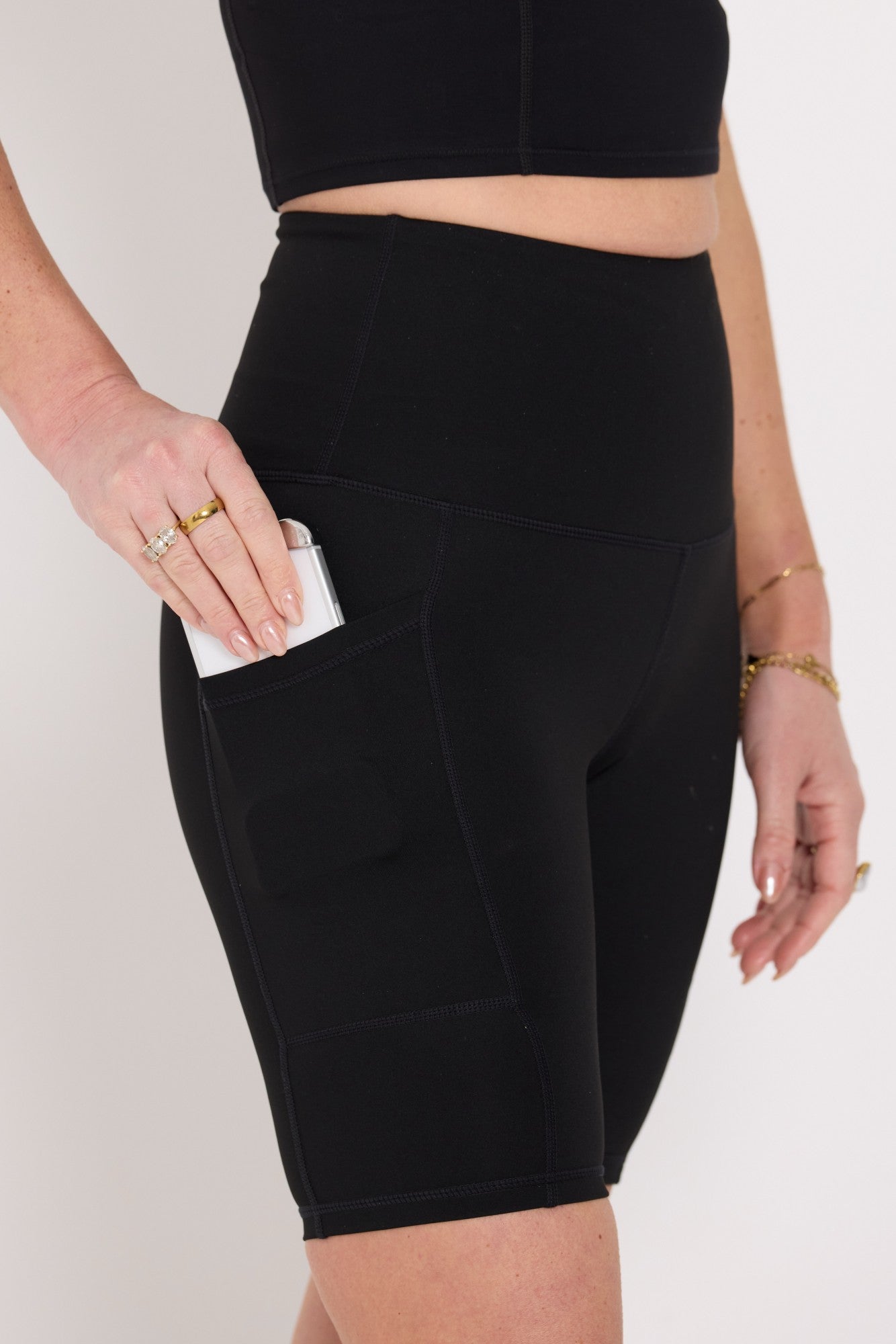 LuxeFit Shorts Black - 2.0
