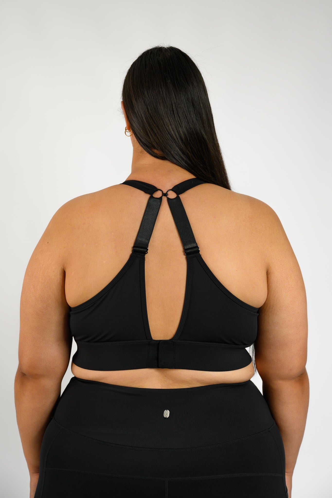 LuxeFit Crop - Black