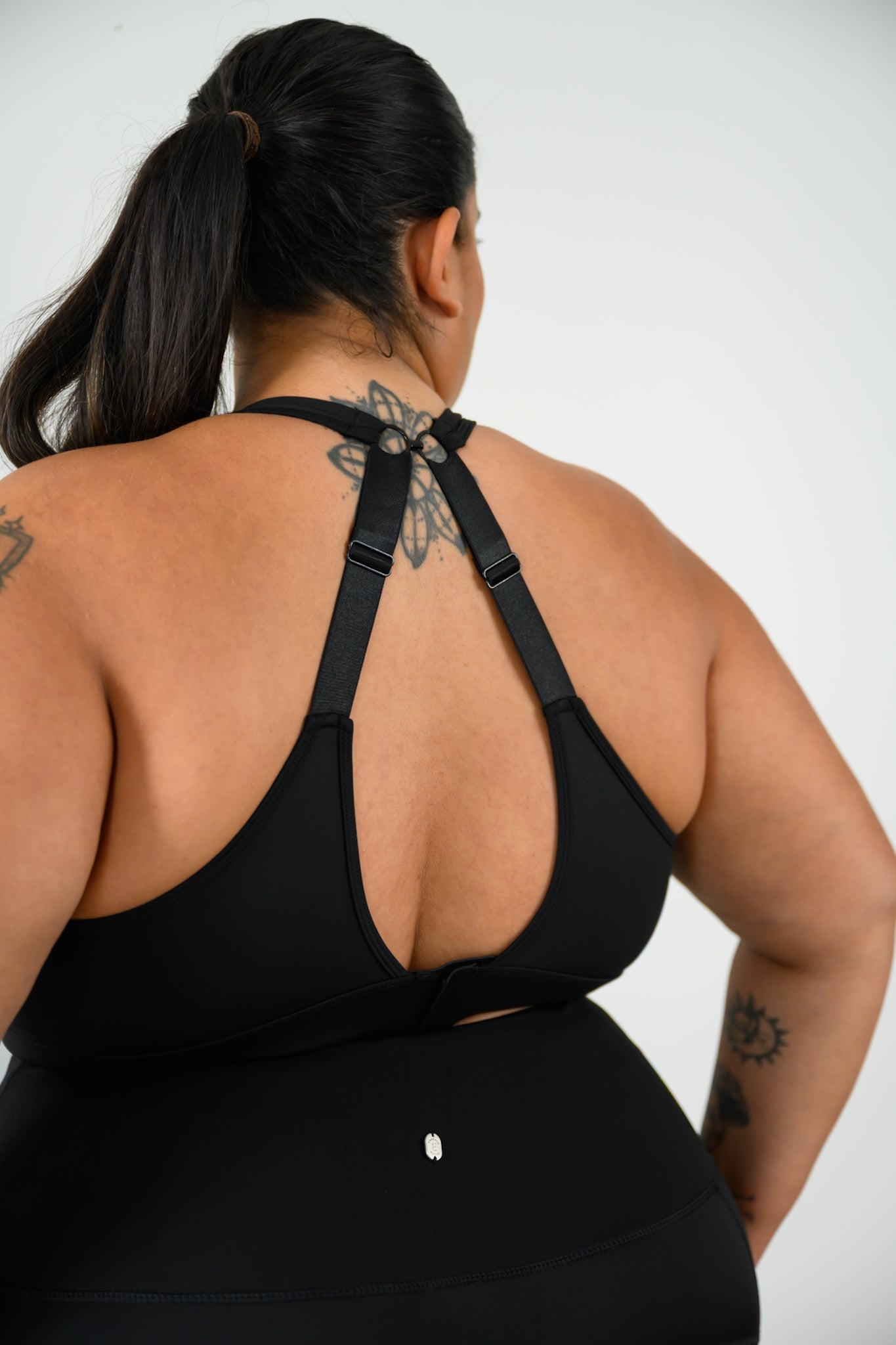 LuxeFit Crop - Black