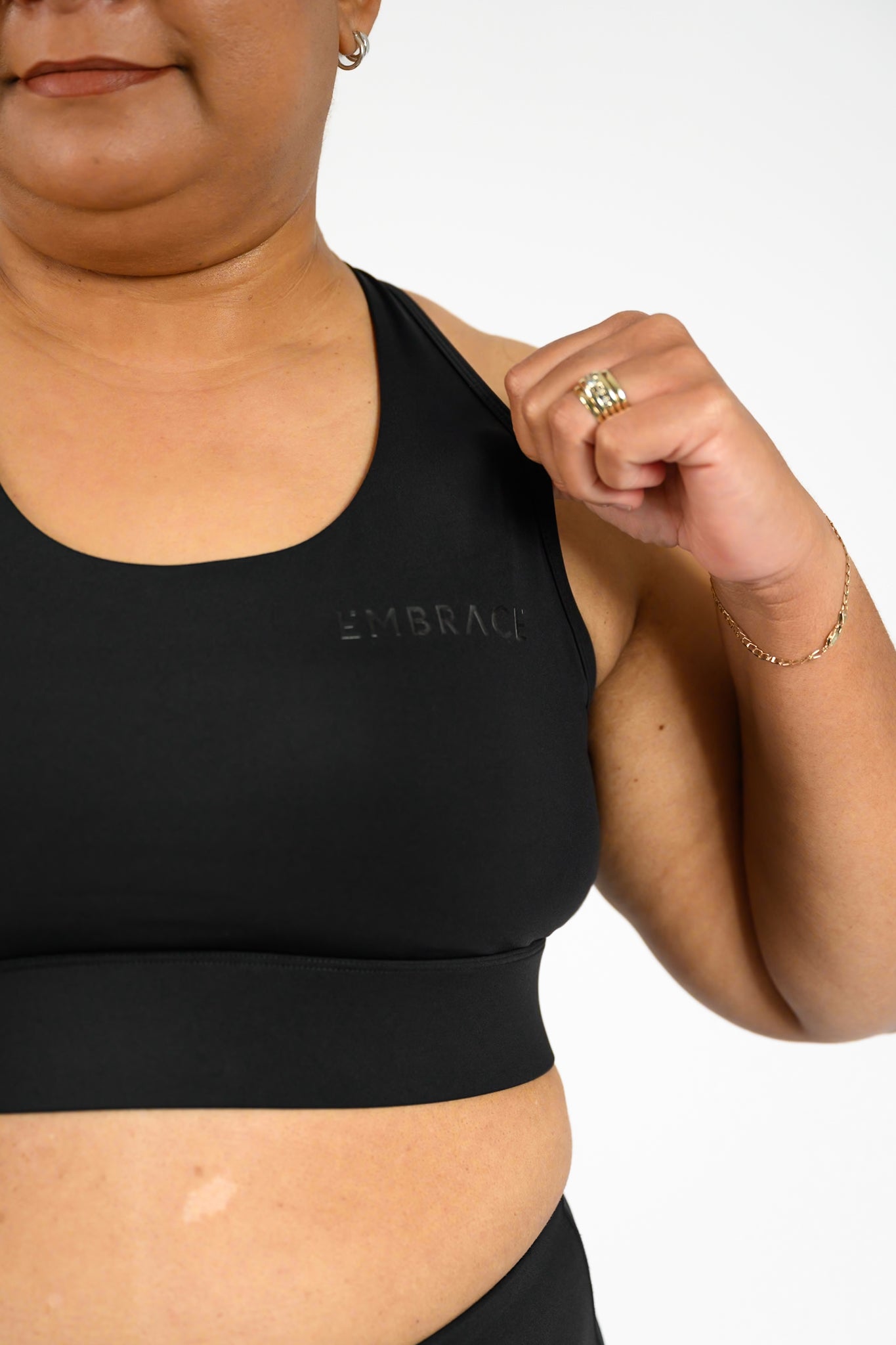 LuxeFit Crop - Black