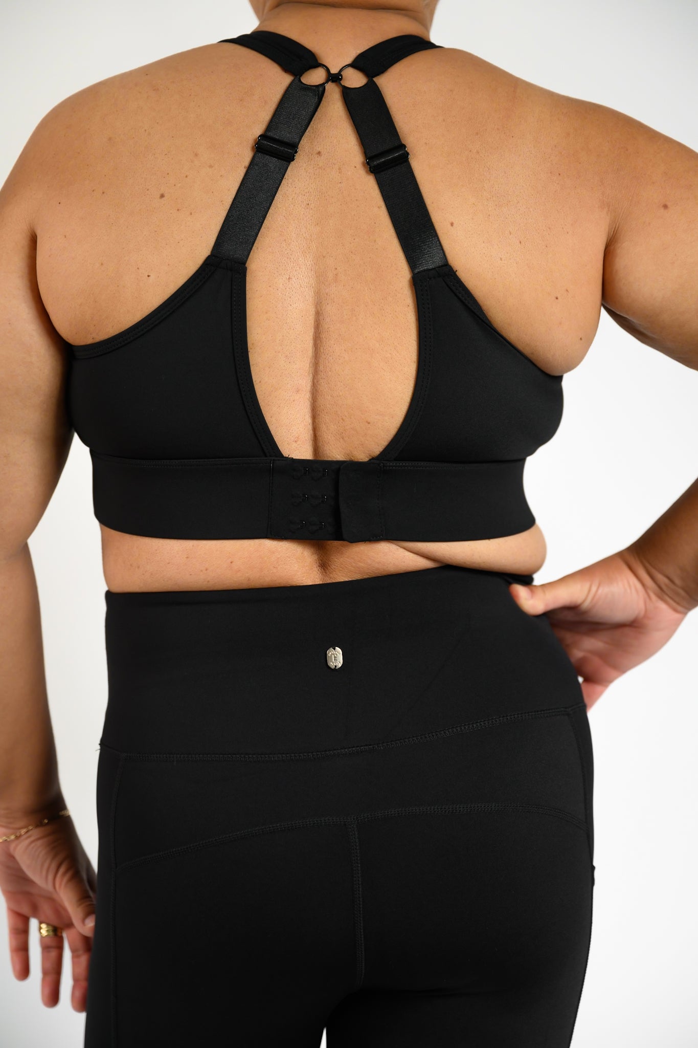 LuxeFit Crop - Black