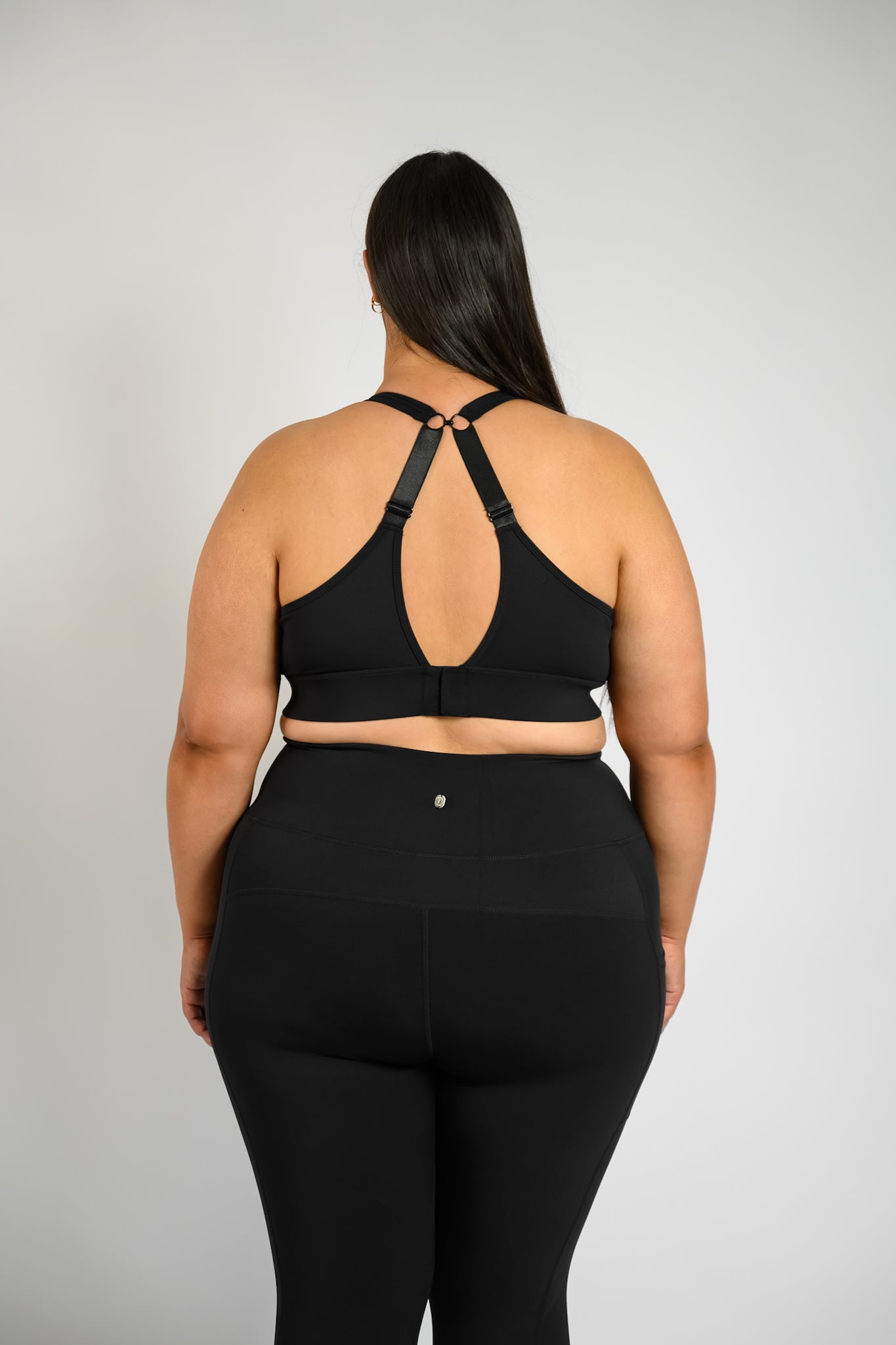 LuxeFit Crop - Black