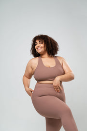 Ribbed Tight 7/8 - Mocha