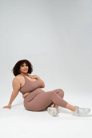 Ribbed Tight 7/8 - Mocha