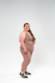 Ribbed Tight 7/8 - Mocha