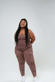 Cheetah Print Tight 7/8 - Mocha